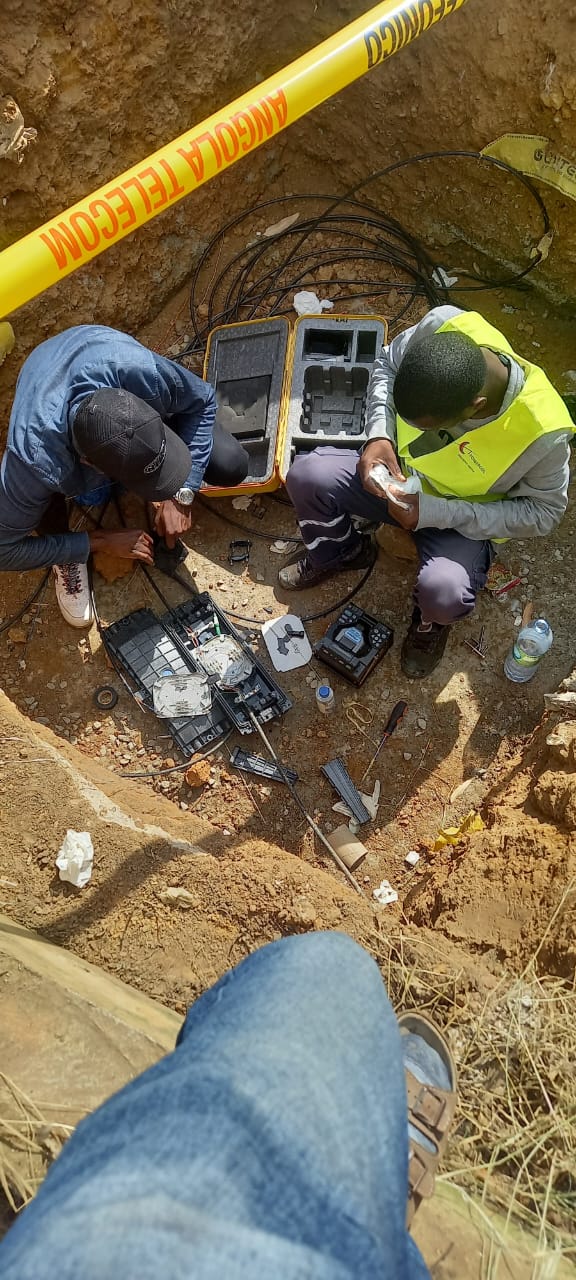 Reparação de Avaria na Rede Metro de Angola Telecom